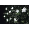 Karácsonyi Garland Ezüst Csillag 10Led 3×Aa Időzítő Meleg F.