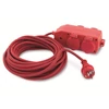 GAO Földelt lengő hosszabbító, kültéri 4db dugaljjal, 10m; 250V, 16A, 10m, H05VV-F 3x1.5 mm², IP44
