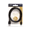 Delight 55550BK-2 Adatkábel - USB Type-C - fekete - 2 m