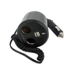 Dupla USB+szivargyújtó elosztó, akkuteszterrel (Globiz 55835)