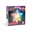Family 58034 Karácsonyi LED-es csillag csúcsdísz - 10 LED - 15 cm - RGB - 2 x AA