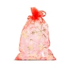 Organza ajándéktasak - 3 féle - 10 x 15 cm - 12 db / csomag