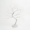 LED-es asztali fa dekoráció - melegfehér - érintőgombos, elemes, USB-s