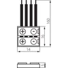 Összekötő LED szalagokhoz CONNECTOR RGB
