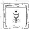 Szimpla számítógép-csatlakozó (RJ45Cat 6 Jack) DOMO