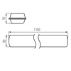 Por- és páramentes LED-lámpatest FUTURIO LED 28W 1180mm