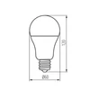 LED fényforrás A60 LED