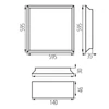 Süllyesztett LED panel BLINGO BL
