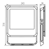 LED-es reflektor IQ-LED FL