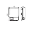 LED-es reflektor IQ-LED FL