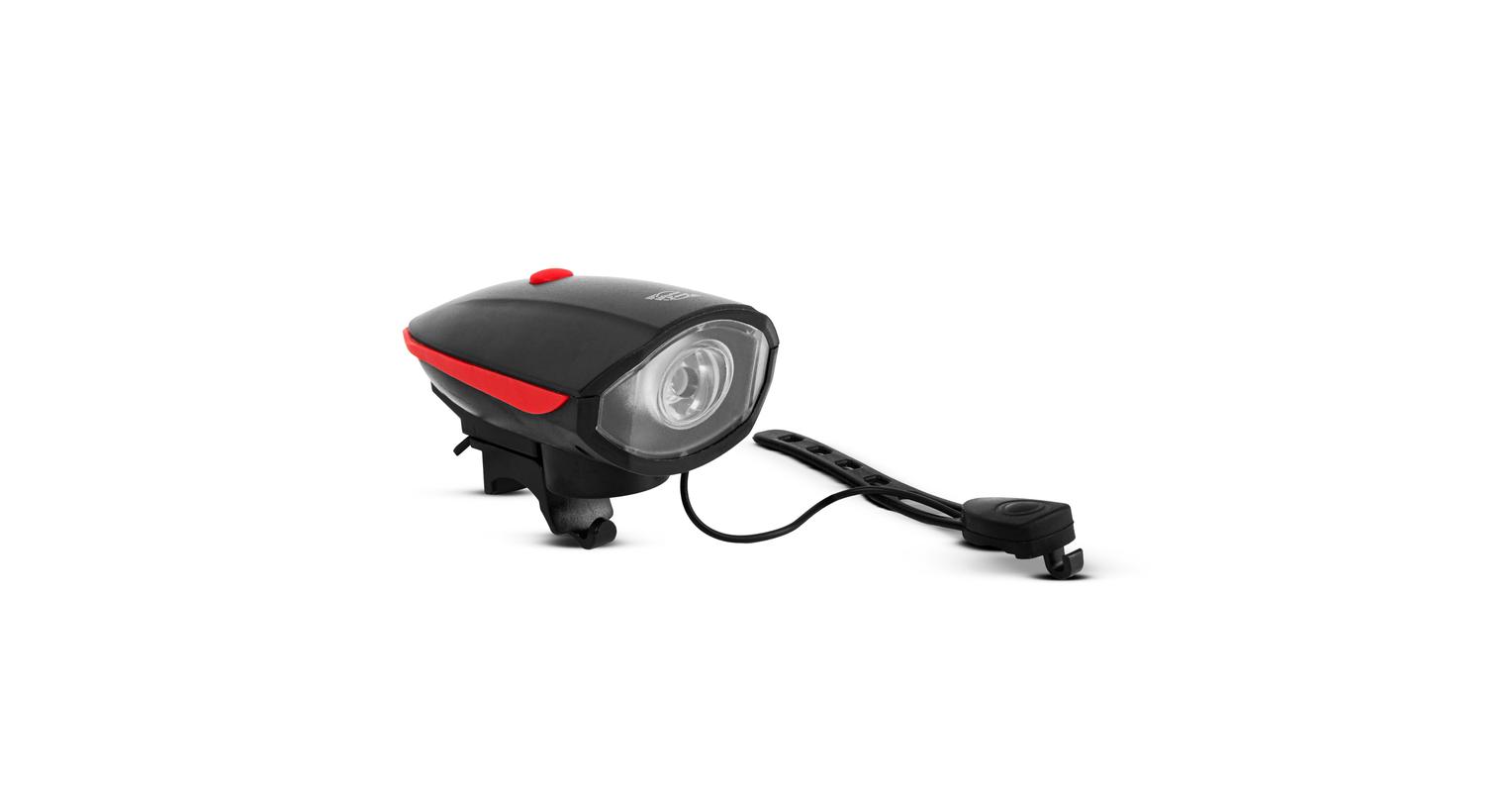 Wheel Zone Kerékpár lámpa elektromos kürttel XPE LED 400 mAh 450