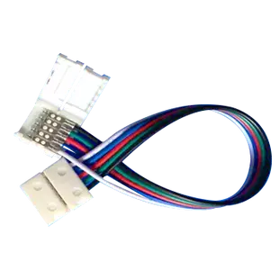 Pattintós összekötő 12mm széles RGBW LED szalaghoz