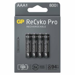 Akkumulátor GP ReCyko Pro Professional HR03 (AAA) 4db