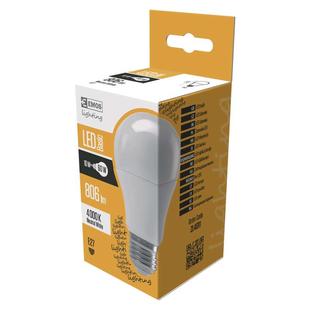 EMOS LED BASIC IZZÓ A60 E27 10W NW