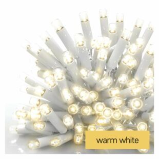 Profi LED sorolható füzér, fehér, 10 m, kültéri és beltéri, meleg fehér