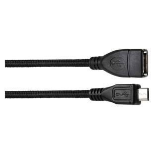 EMOS USB KÁBEL 2.0 A DUGALJ - MIKRO B DUGÓ OTG 15CM FEKETE