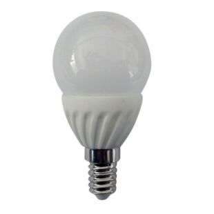GAO LED fényforrás, E14, gömb, 7.0W 230V, E14, 550lm, 180°, 3000K, 7.0kW/1000h, IP20, EEK:A+
