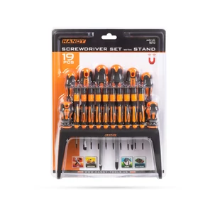 Handy 10712 18 db-os csavarhúzó készlet tárolóval