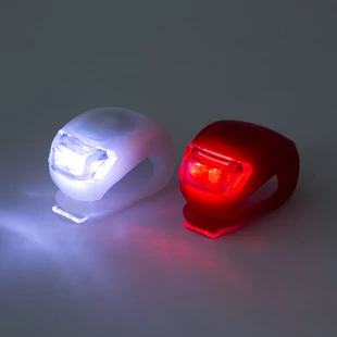 Wheel Zone 57069 LED-es kerékpár lámpa szett szilikon borítással