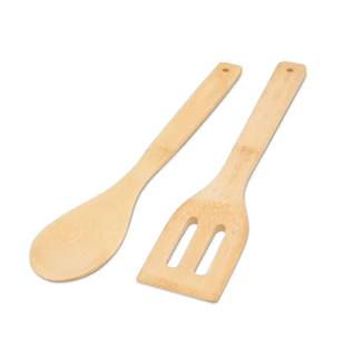 Fakanál, lapát szett - bambusz - 30 cm