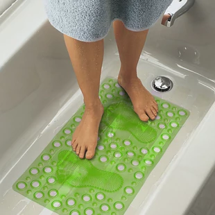 Fürdőszobai zöld csúszásgátló