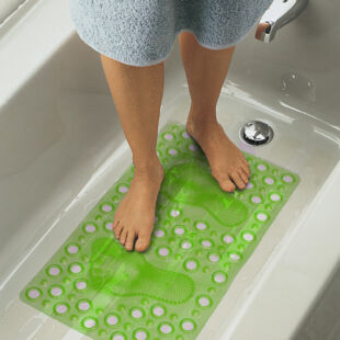 Fürdőszobai zöld csúszásgátló