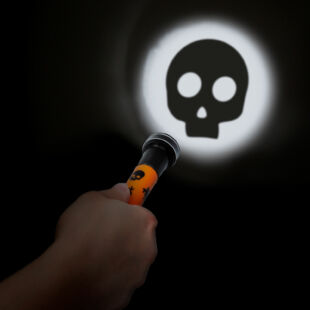Halloween-i zseblámpa - LED-es, 5 féle világítási minta