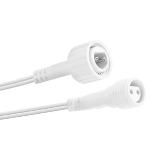 Toldókábel - LED-es fényfüzérekhez - IP44 - 5 m - fehé
