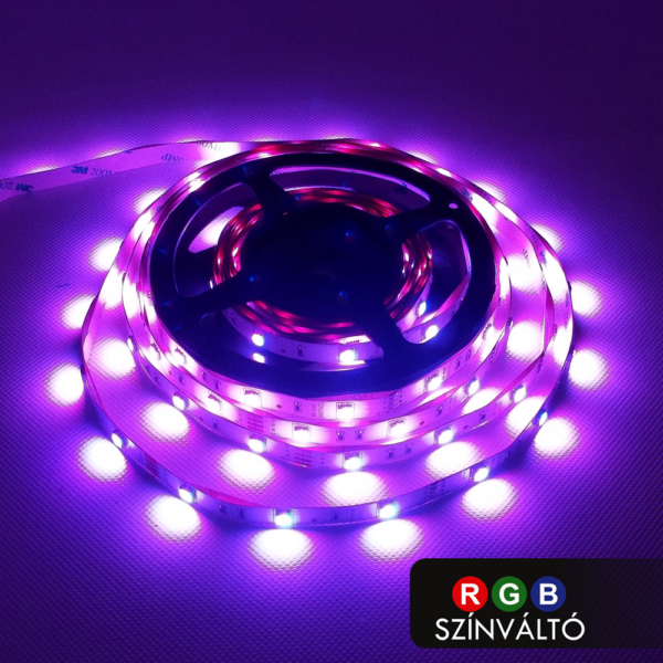 30 LED/m Beltéri Színes (RGB)