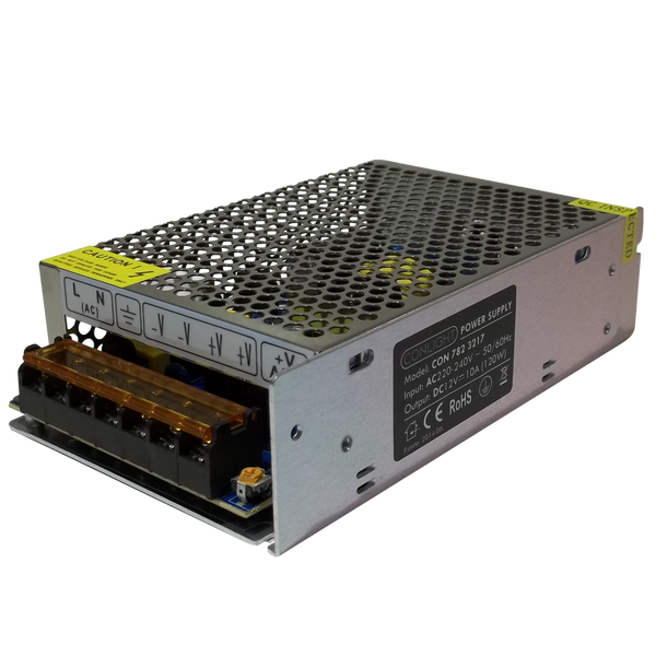120W (10A) Fémházas beltéri tápegység