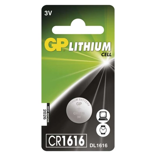 GP Lítium Gombelem Cr1616 1Db/Bliszter