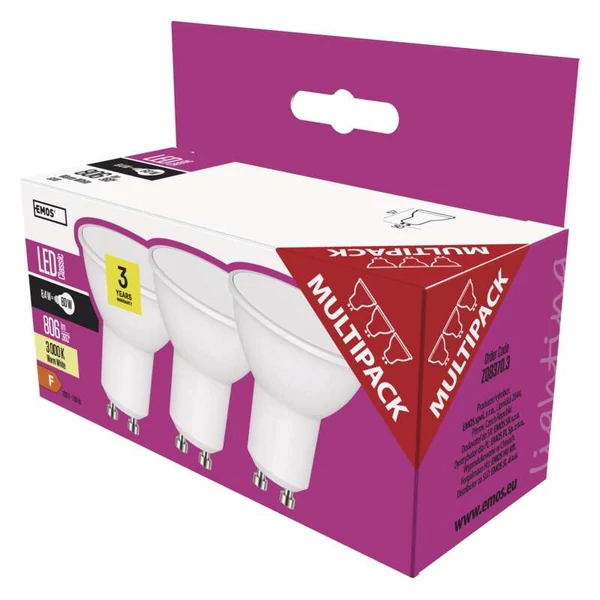 Emos Led Izzó Classic Mr16 9W Gu10 Ww