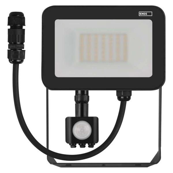 Emos Led Reflektor Inovo 30W 3300Lm Mozgásérzékelőve Ip65 Term. Fehér