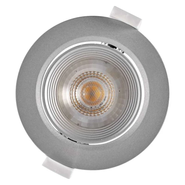 Emos Led Spotlámpa Ezüst 7W 3×Dimm Ww