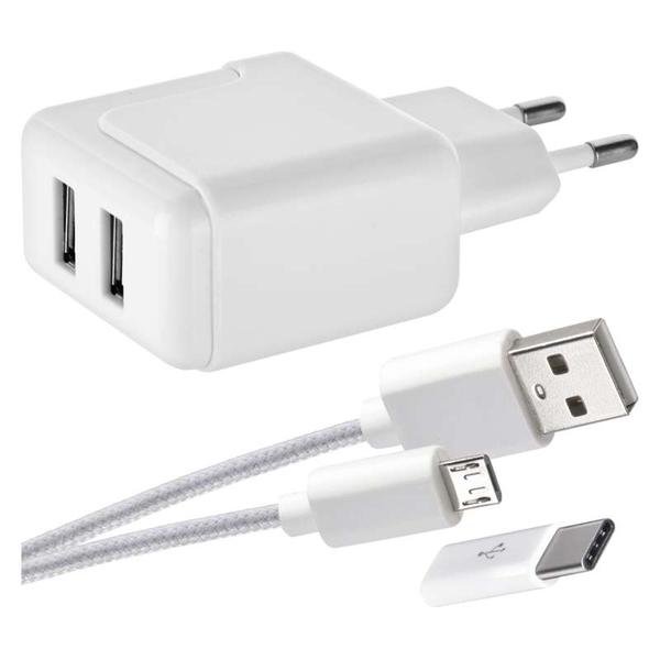 Emos UNIVERZÁLIS USB TÖLTŐ 3.1A+MICRO USB KÁBEL+ÁTALAKÍTÓ Vásárlás: Emos UNIVERZÁLIS USB TÖLTŐ 3, 1 A (15, 5 W) max