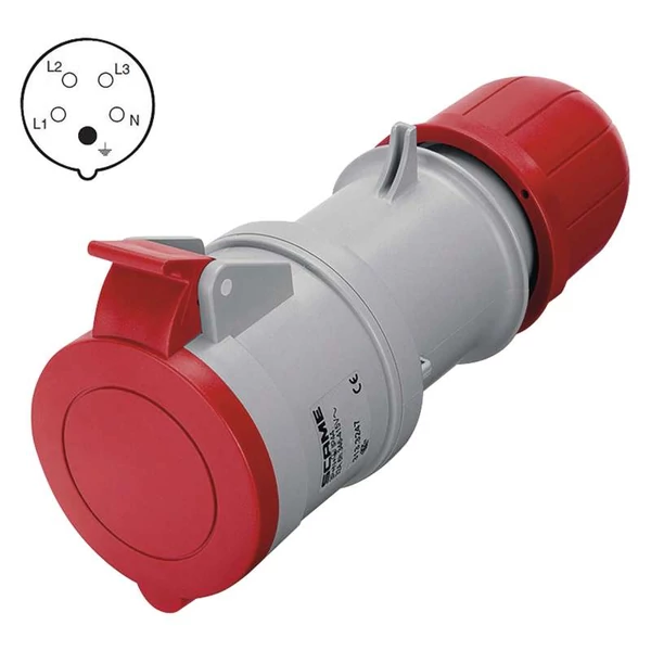 Aljzat 5P 16A/400V Ip44