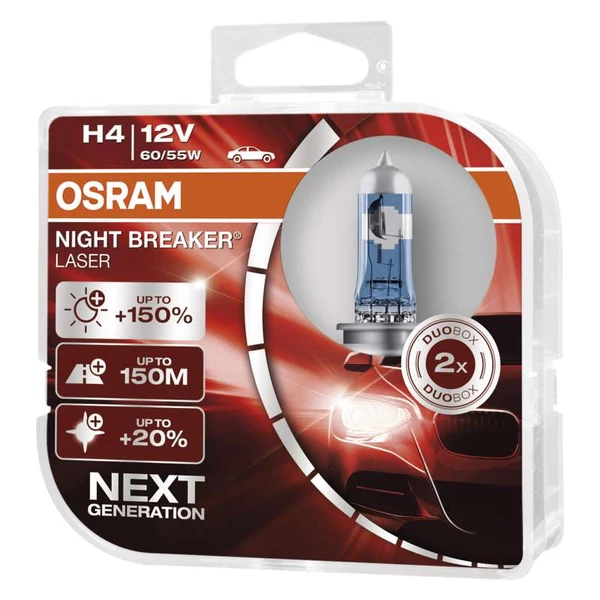 Osram H4 Izzó 12V 55W 64193 Nbl