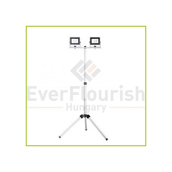 LED fényvető "Flare" 2x20W állványos, 2.5m  2x1800lm 6500K IP65