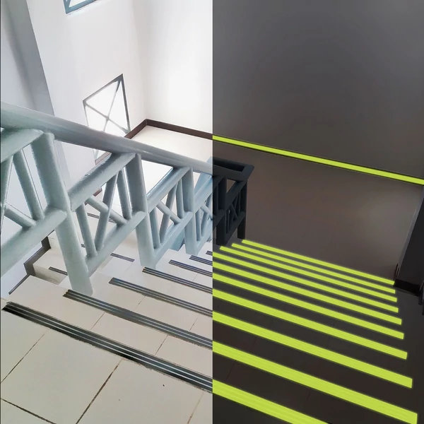 Handy 11087D Ragasztószalag - csúszásmentes - 5 m x 25 mm - foszforeszkáló