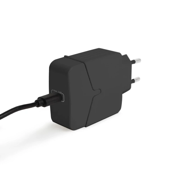 Hálózati Adapter Type-C PD18W gyorstöltéssel - fekete