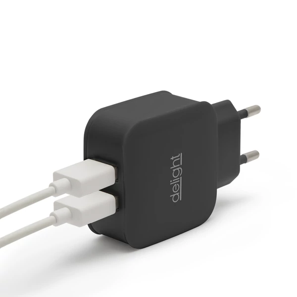 USB Hálózati adapter (Delight 55045-2BK)