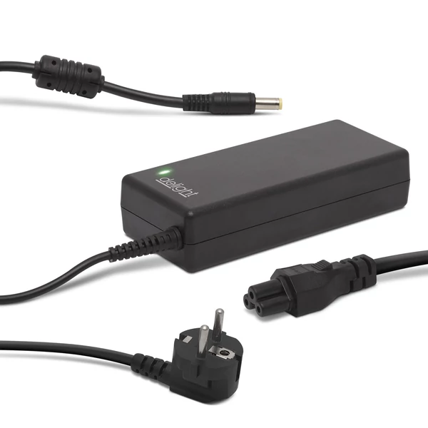 Univerzális laptop/notebook töltő adapter tápkábellel (Delight 55365)
