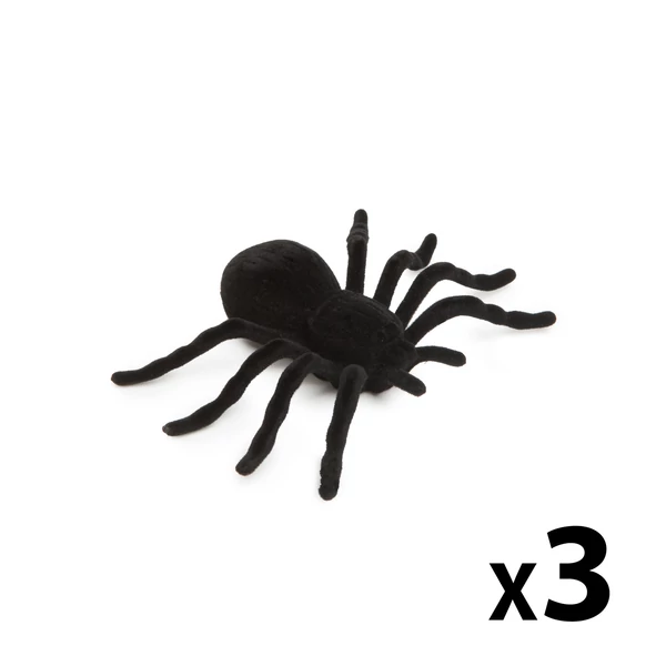 Halloween-i dekoráció - pók - 3 db / csomag