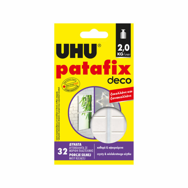 UHU Patafix homedeco - fehér gyurmaragasztó  - 32 db / csomag