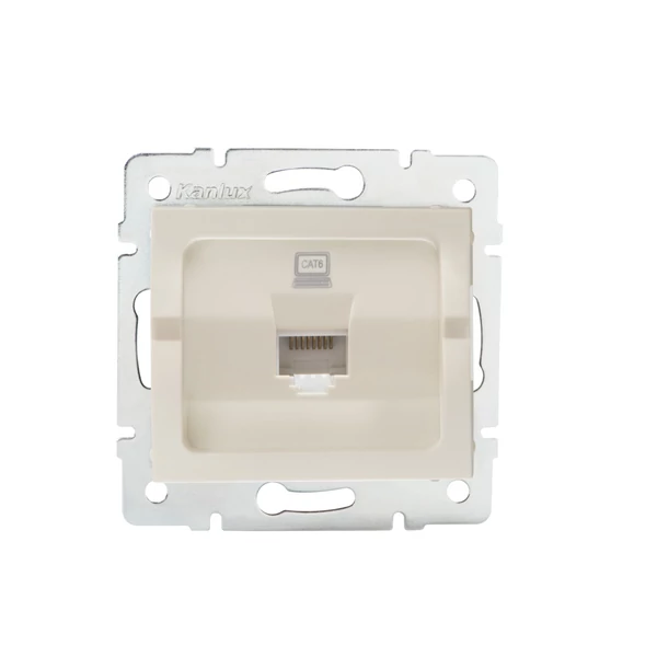 Szimpla számítógép-csatlakozó (RJ45Cat 6 Jack) LOGI