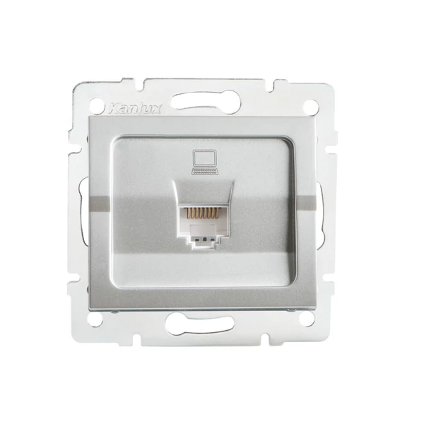 Szimpla számítógép-csatlakozó (2x RJ45Cat 5e Jack) LOGI