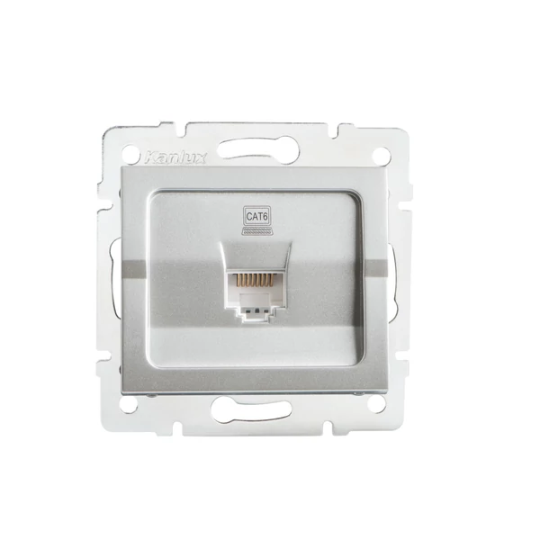 Szimpla számítógép-csatlakozó (RJ45Cat 6 Jack) LOGI